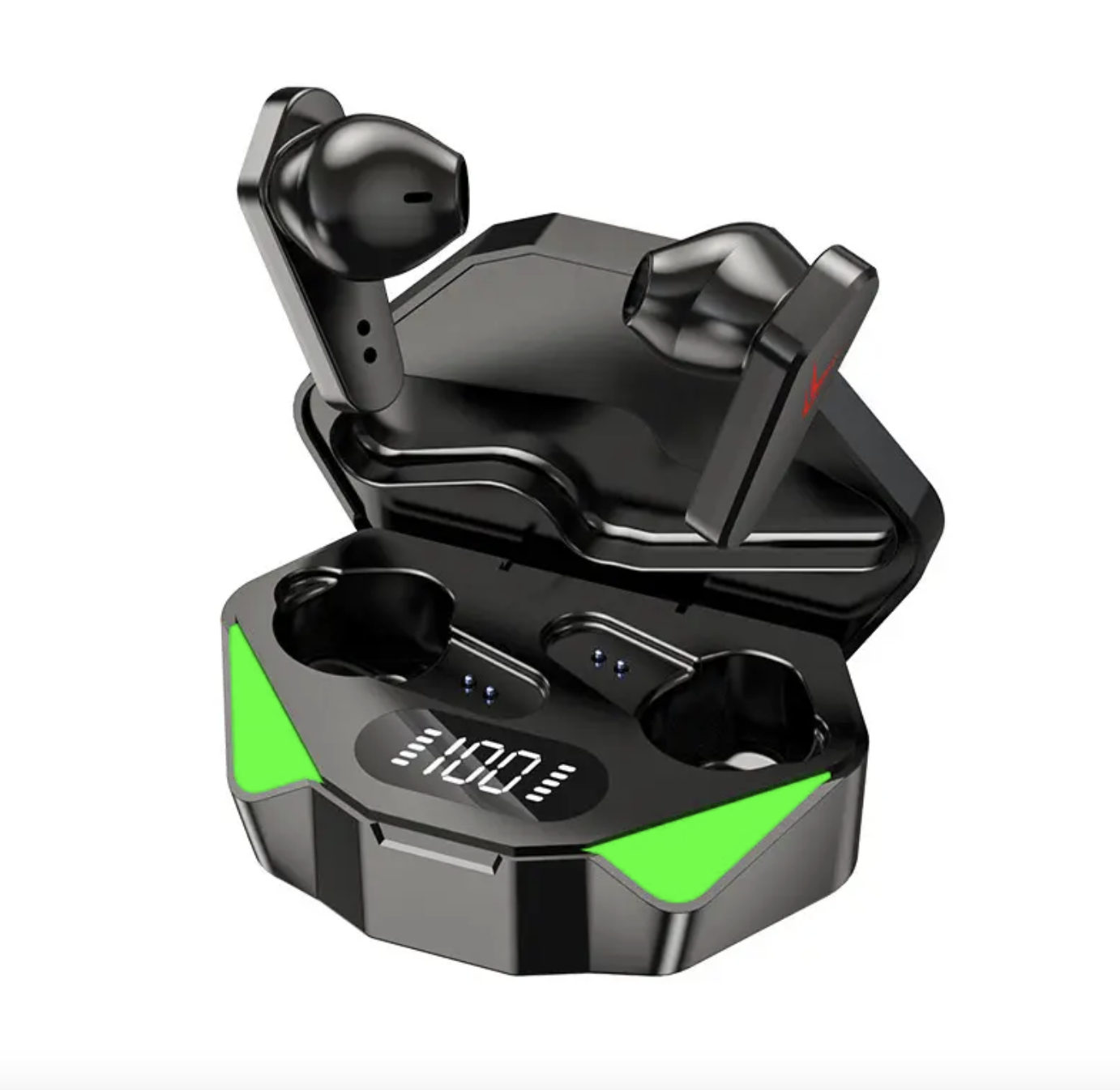 TWS X15 Gaming Earbuds – Wireless Low-Latency Headphones with LED Display