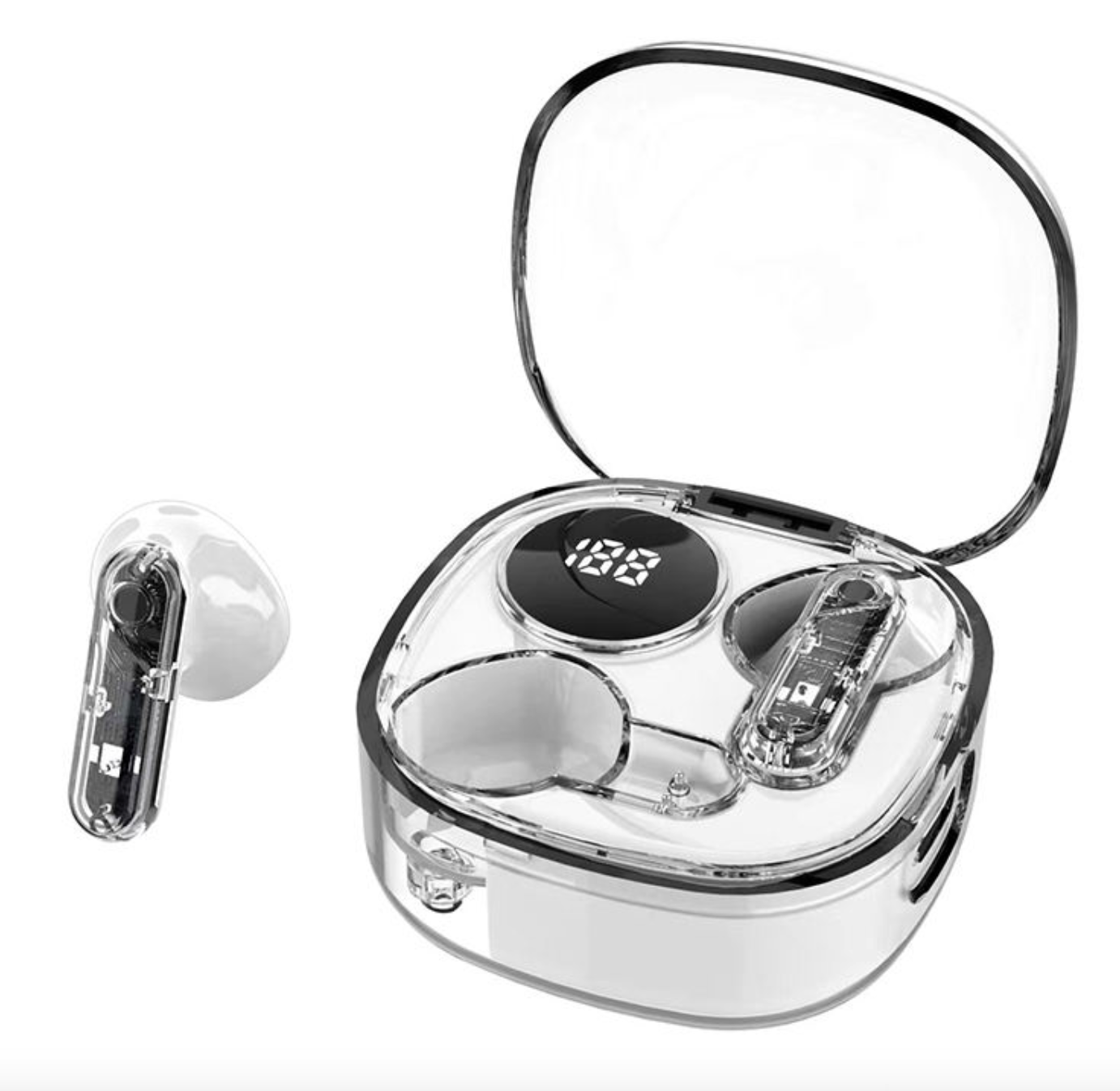 OEM TWS Wireless Earbuds with LED Display – Bluetooth Earphones & Tech Gift