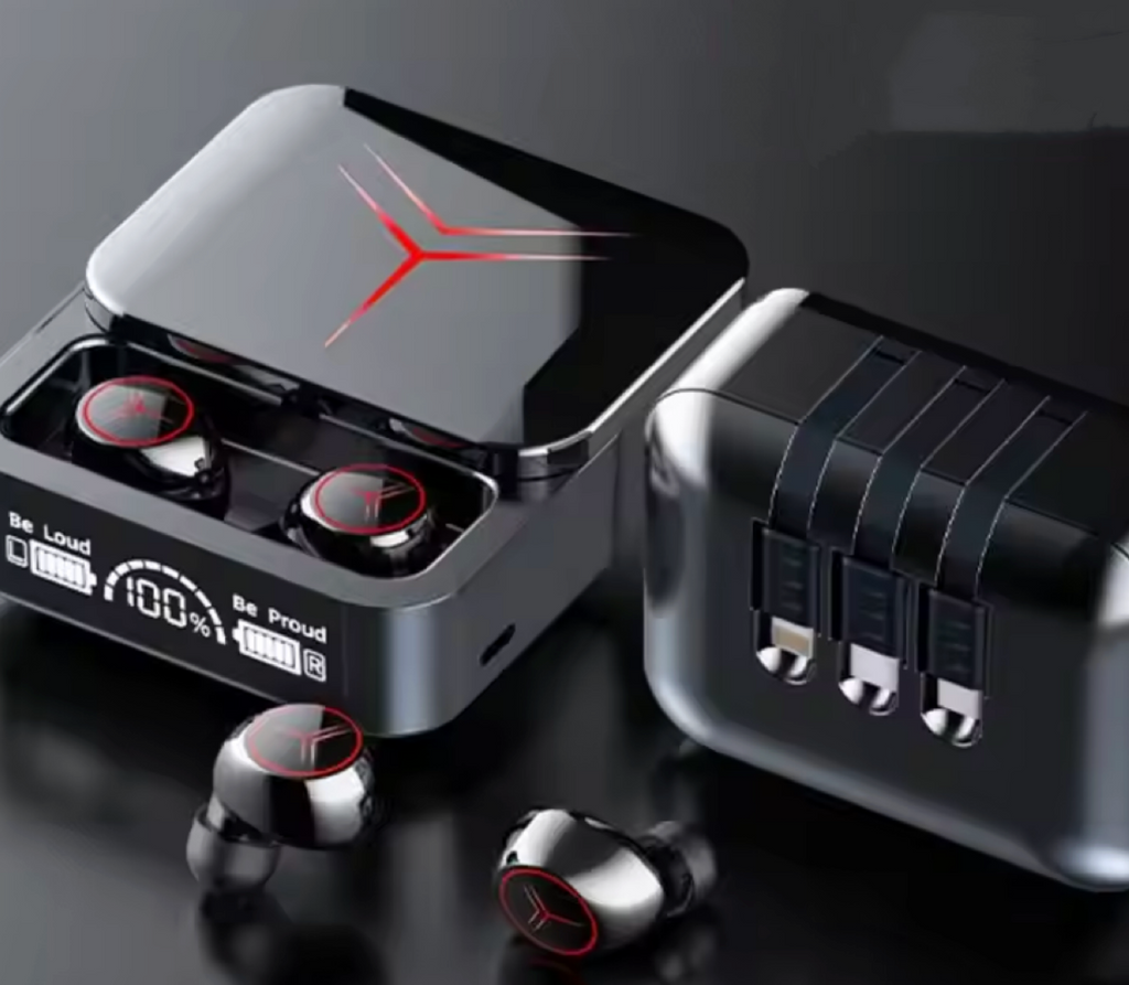 TWS M88 Plus Bluetooth 5.2 Wireless Earbuds – HiFi Stereo Gaming Earphones with Touch Control