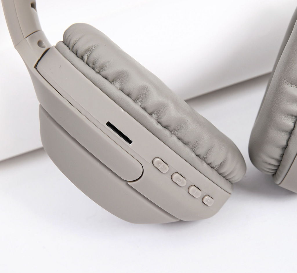 Portable Wireless HiFi Stereo Headphones – Over-Ear Sports Headset with Microphone